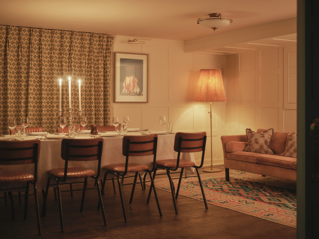 Long table in our little room